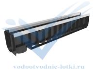 Лоток водоотводный Standart Plus ЛВ-10.14,5.18,5 - пластиковый (усиленный)