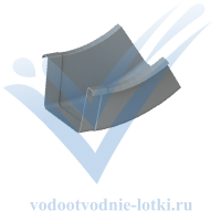 Лоток быстротока композитный переходной внутренний