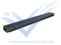 Комплект Light: лоток водоотводный ЛВ -10.11,5.5,5 - пластиковый с решеткой РВ- 10.11.50 пластиковой ячеистой, кл. А15