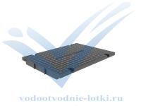 Глухая крышка для лотка водоотводного Pro КЛ-30.35,8.50 - пластиковая, кл. С250