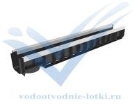 Лоток водоотводный Standart Plus ЛВ-10.14,5.12 - пластиковый (усиленный)