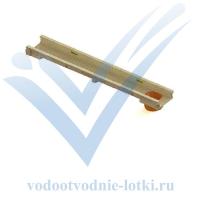 Лоток водоотводной CompoMax Basic ЛВ-10.14.06–ПВ полимербетонный с вертикальным выпуском