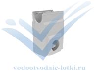 Пескоулавливающий колодец бетонный  (СО-200мм), односекционный, с оцинкованной  насадкой ПКП 50.33 (20).74(70) - BGU-Z