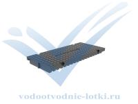 Глухая крышка для лотка водоотводного Pro КЛ-20.23,8.50 - пластиковая, кл. С250