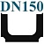 Пластиковые лотки DN150