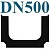 Пластиковые лотки DN500