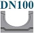 Бетонные лотки DN100